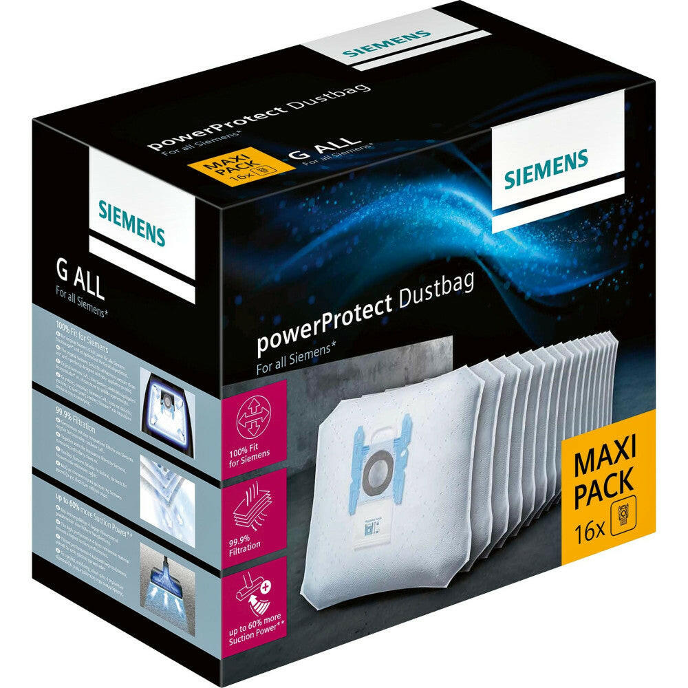 Siemens VZ16GALL 16x Staubsaugerbeutel powerProtect Typ G