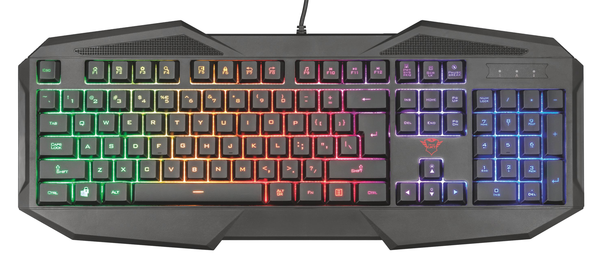 Trust GXT 830-RW Avonn Gaming-Tastatur QWERTZ Anti-Ghosting