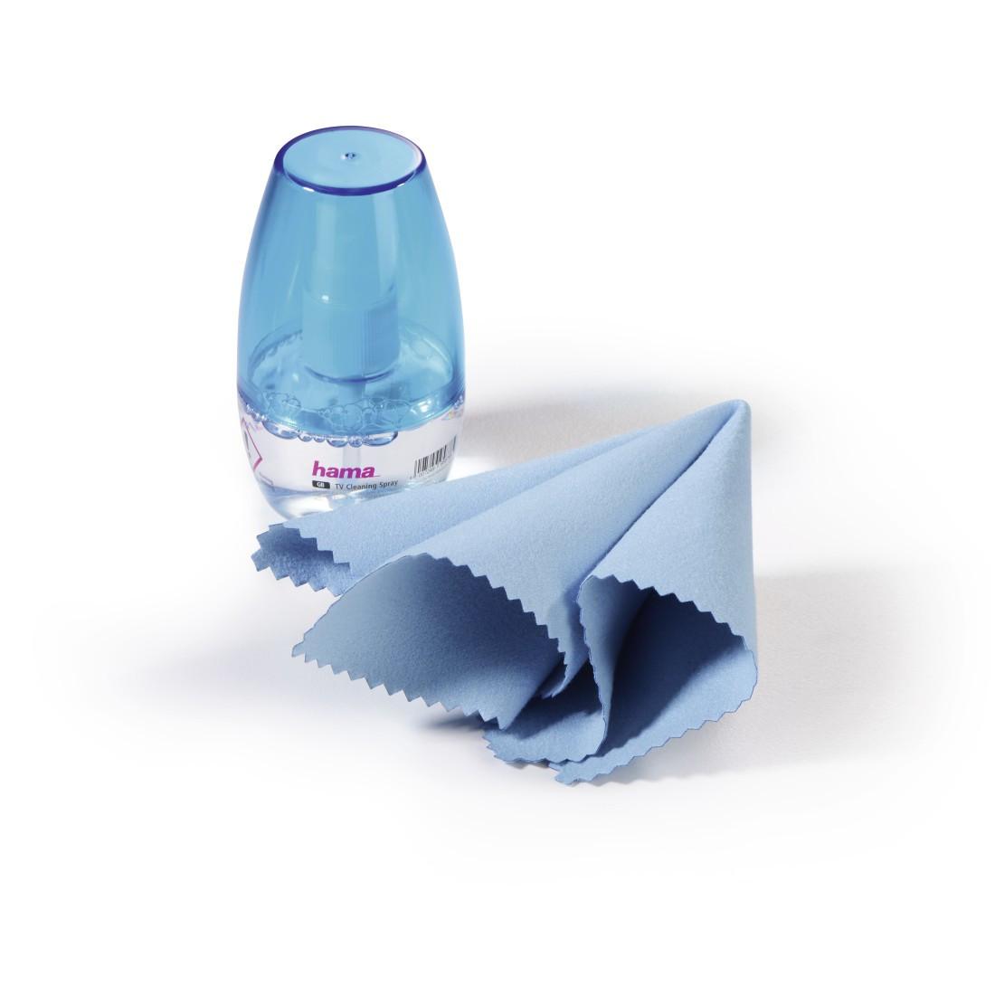 Hama Bildschirm-Reinigungsset 40 ml, inkl. Mikrofasertuch