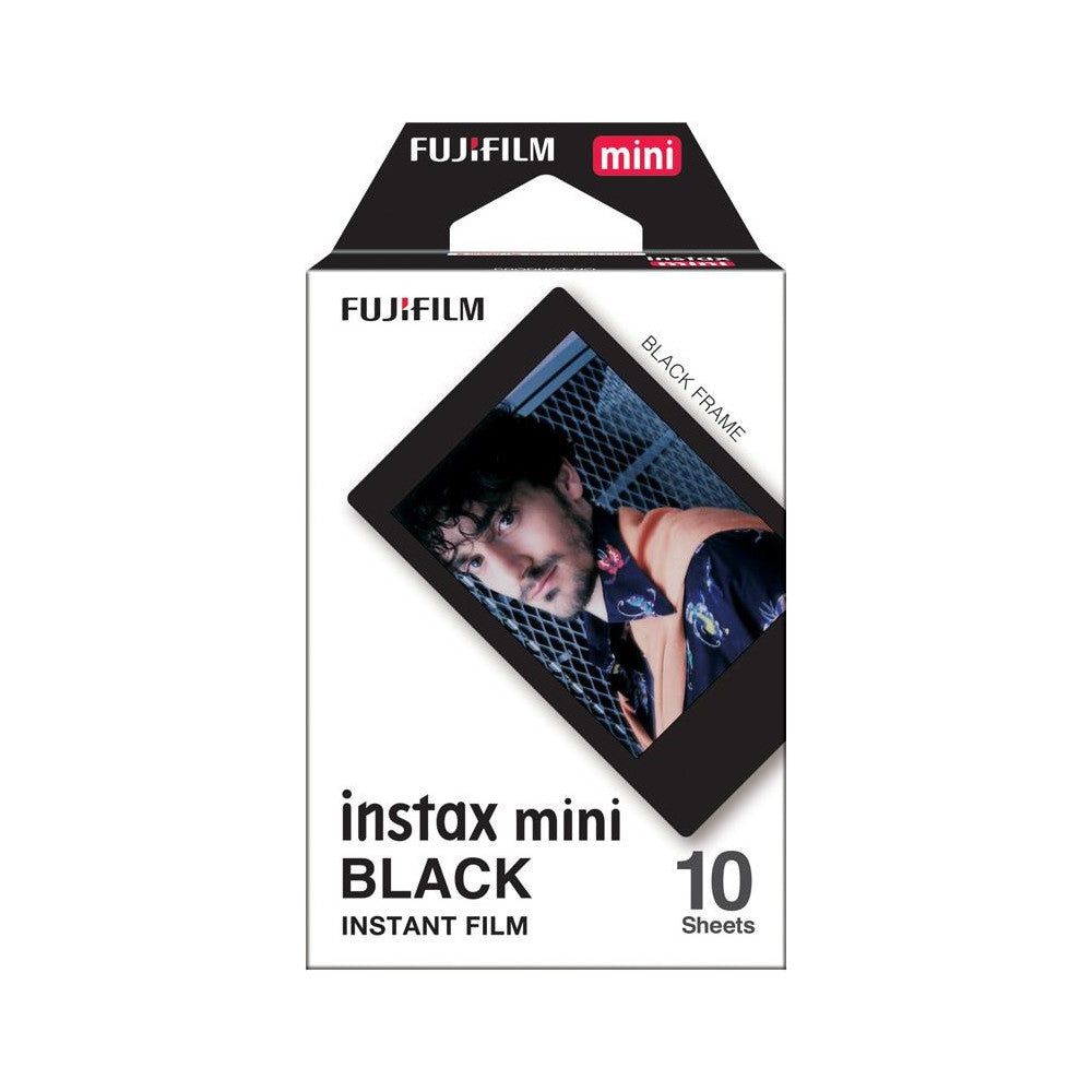 FUJIFILM Instax Mini Instant Film Schwarz 1er Pack 10 Shot