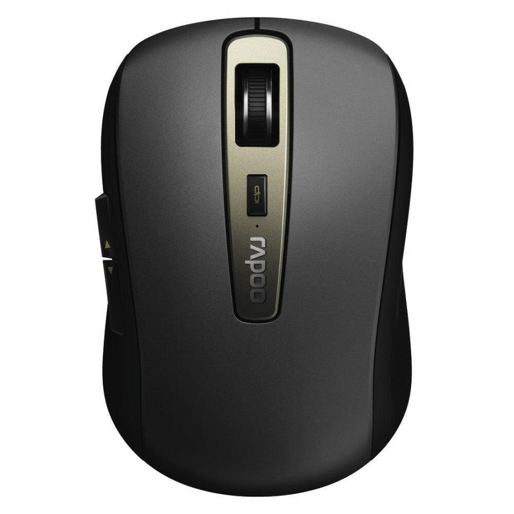 Rapoo MT350 kabellose Maus 1600 DPI ergonomisch schwarz.