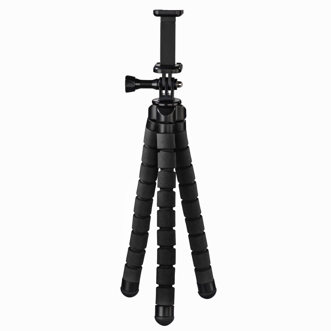 Hama Flex Stativ für Smartphone & GoPro, 26 cm, Schwarz