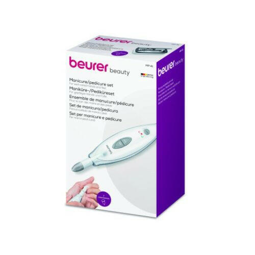 Beurer MP 41 Nagelfeile Set – 7 Aufsätze, LED Licht.