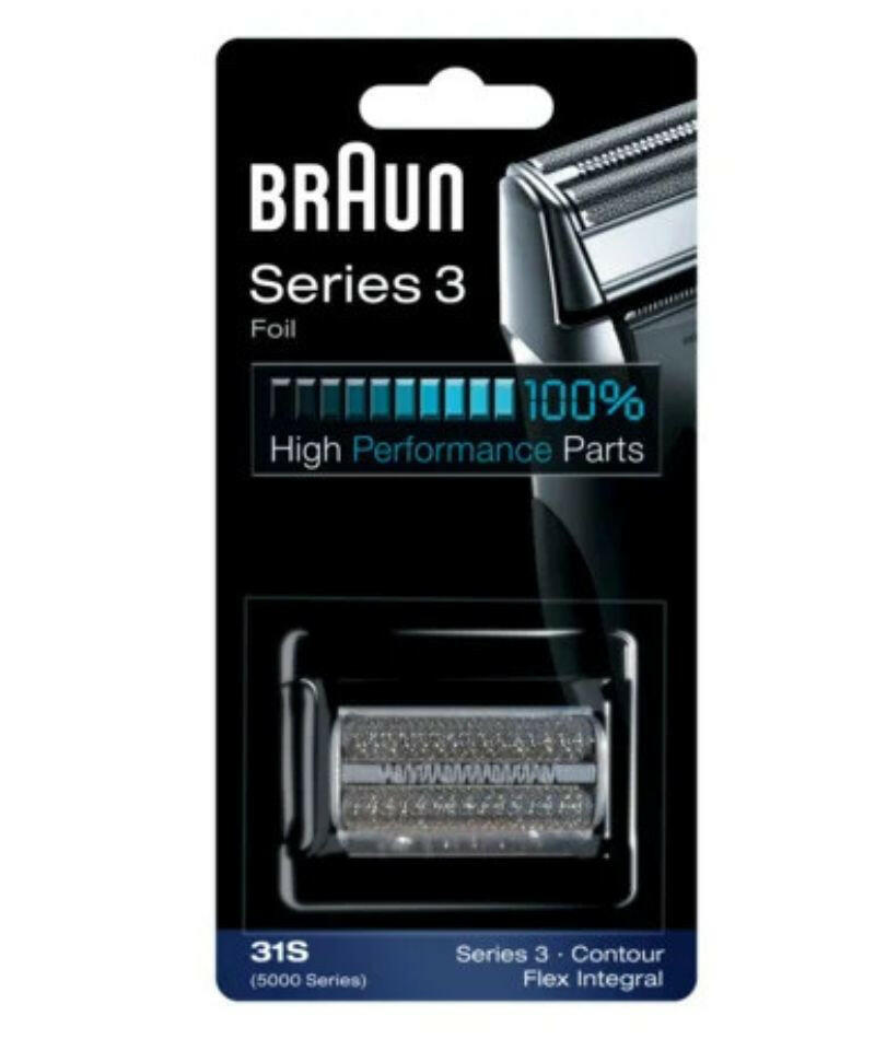 by Amazon Herrenrasierer 5 Klingen + 6 Ersatzklingen, Silber.