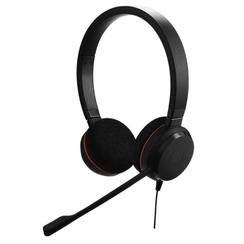 Jabra Evolve 20 UC Stereo Headset - Schwarz, USB.
