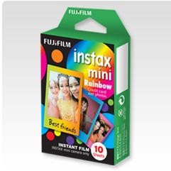 INSTAX Mini Rainbow Film – 10 Bilder, bunte Ränder