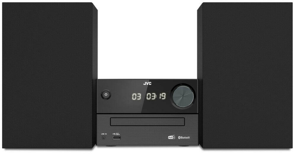 JVC UX-C25DAB Micro HiFi-System mit Bluetooth, DAB+, Schwarz