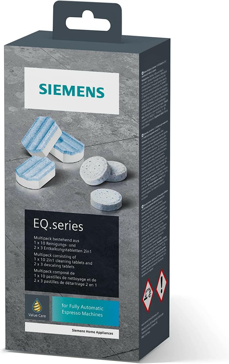 Siemens TZ80003A Entkalker & Reinigungstabletten für.