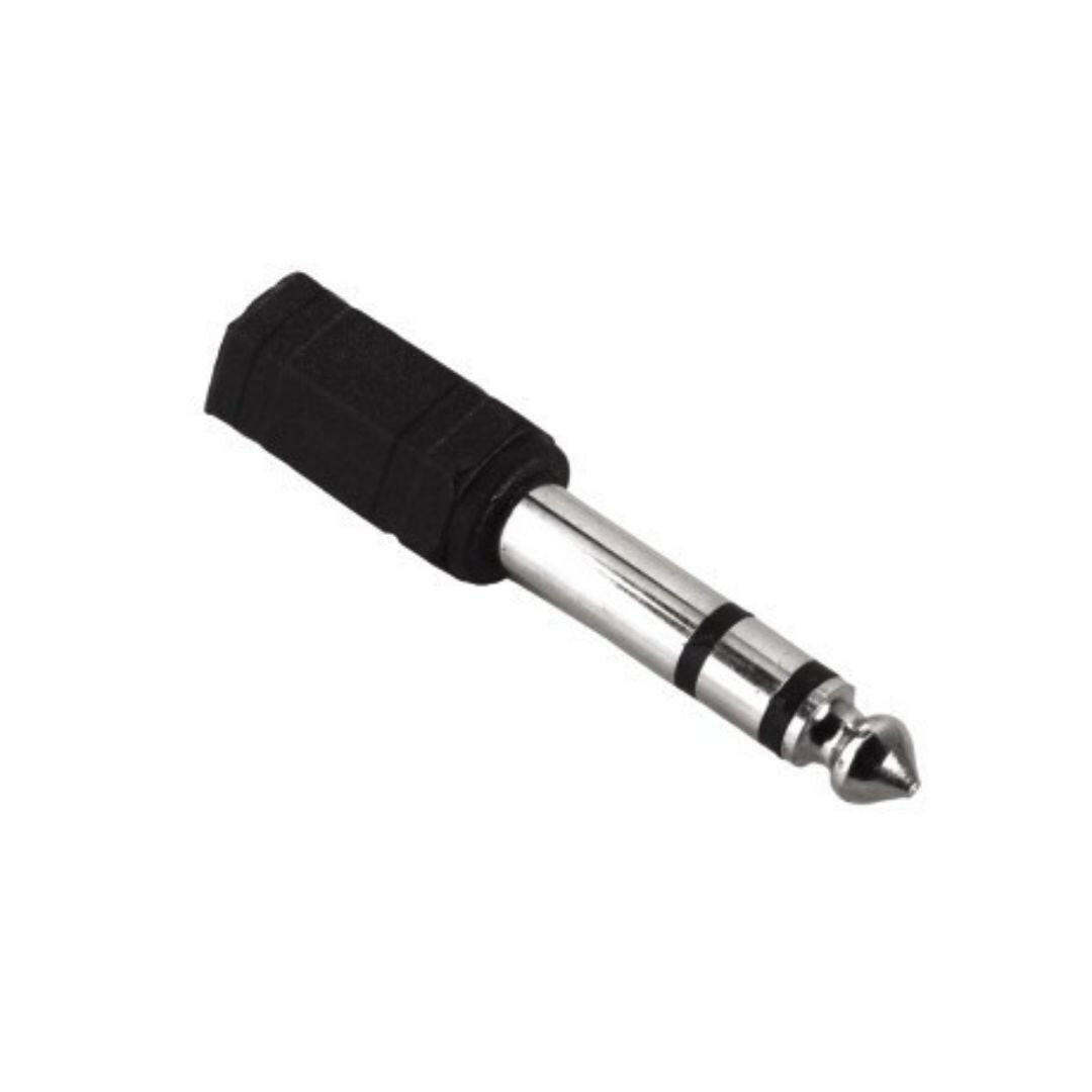 Hama Audio-Adapter 3.5mm auf 6.3mm Schwarz 122386