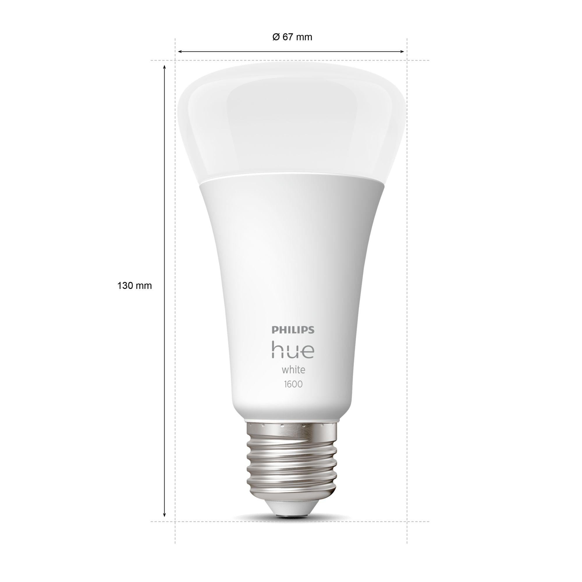 Philips Hue White A67 E27 LED Lampe (1x, 1100 lm, 100 W)