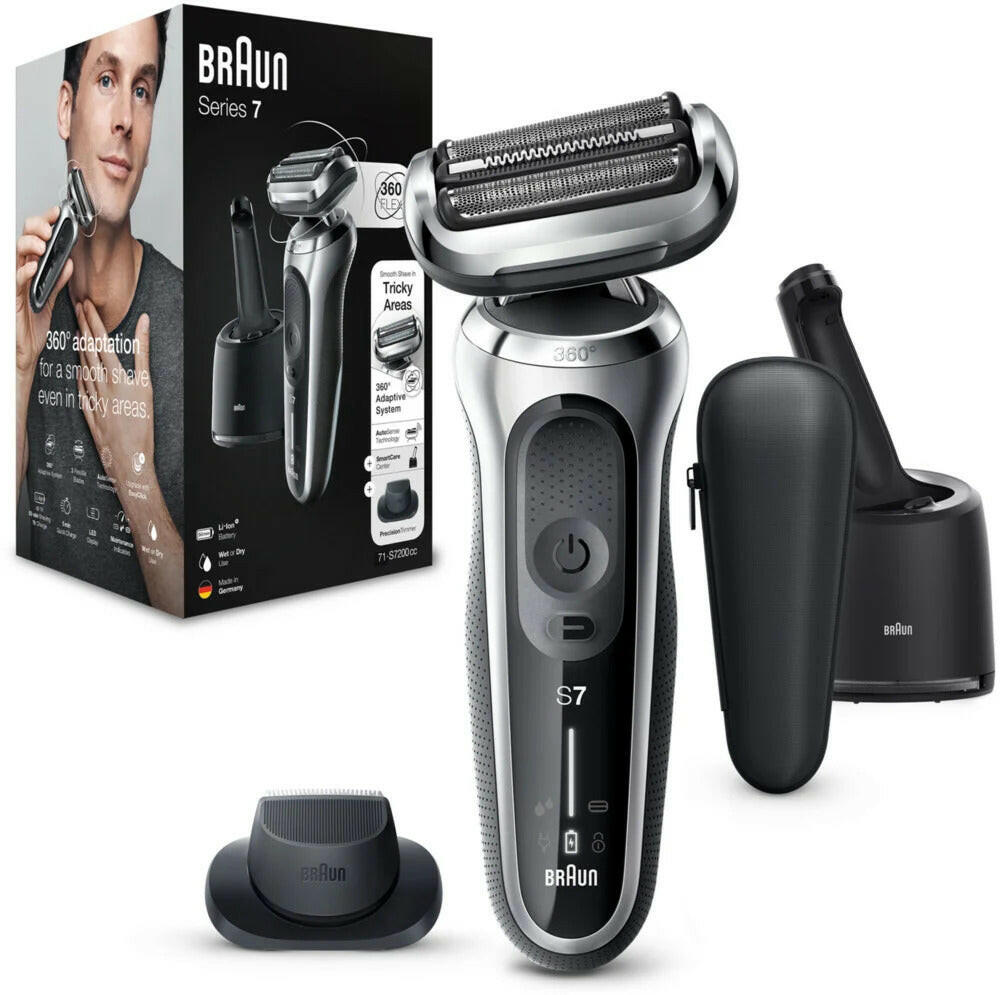 Braun Series 7 71-S7200cc Elektrorasierer, wasserdicht.