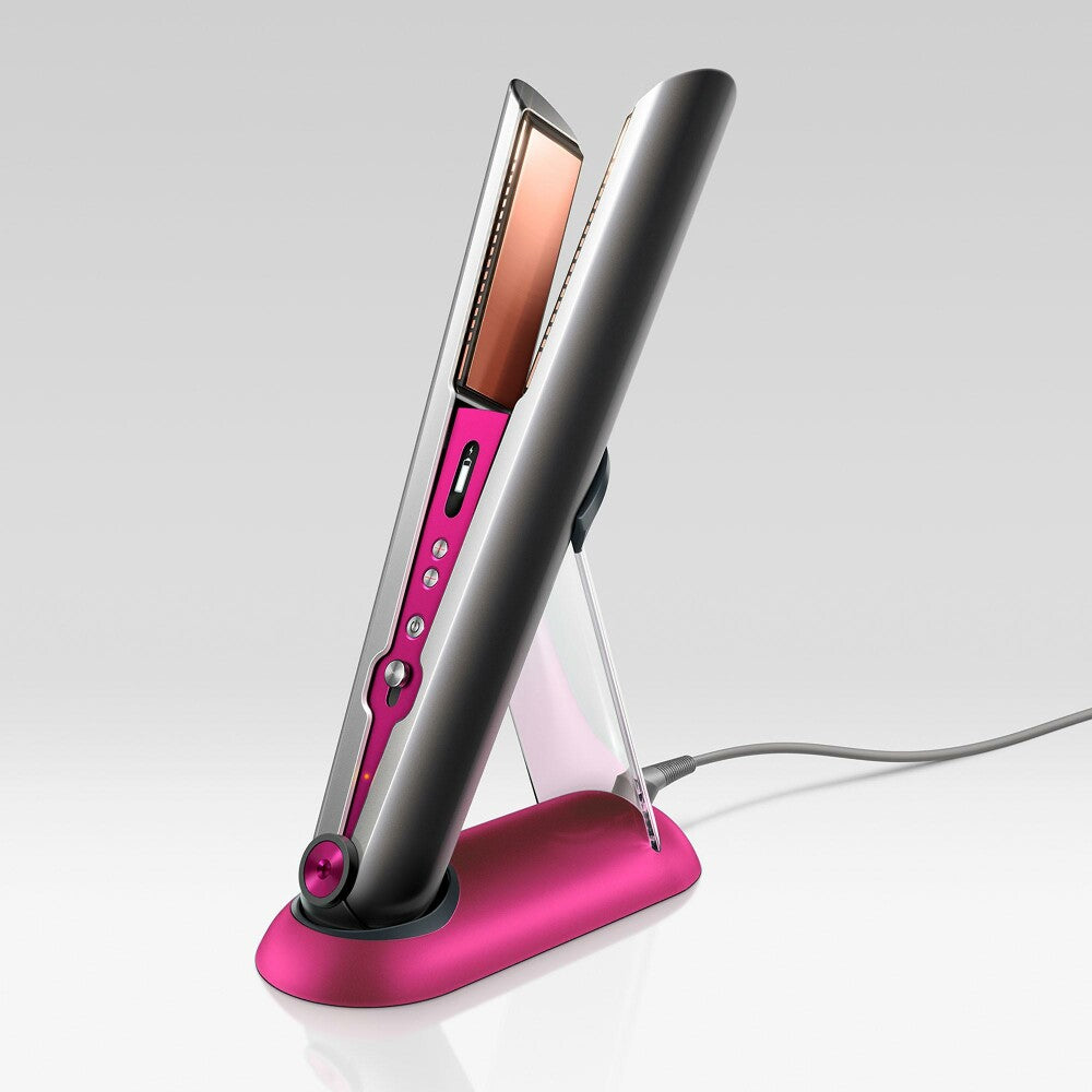 DYSON Corrale Nickel/Fuchsia Haarglätter (Akku, kabellos, biegsame Heizplatten, Mangan-Kupfer-Legierung, schonend, - TRONYQ