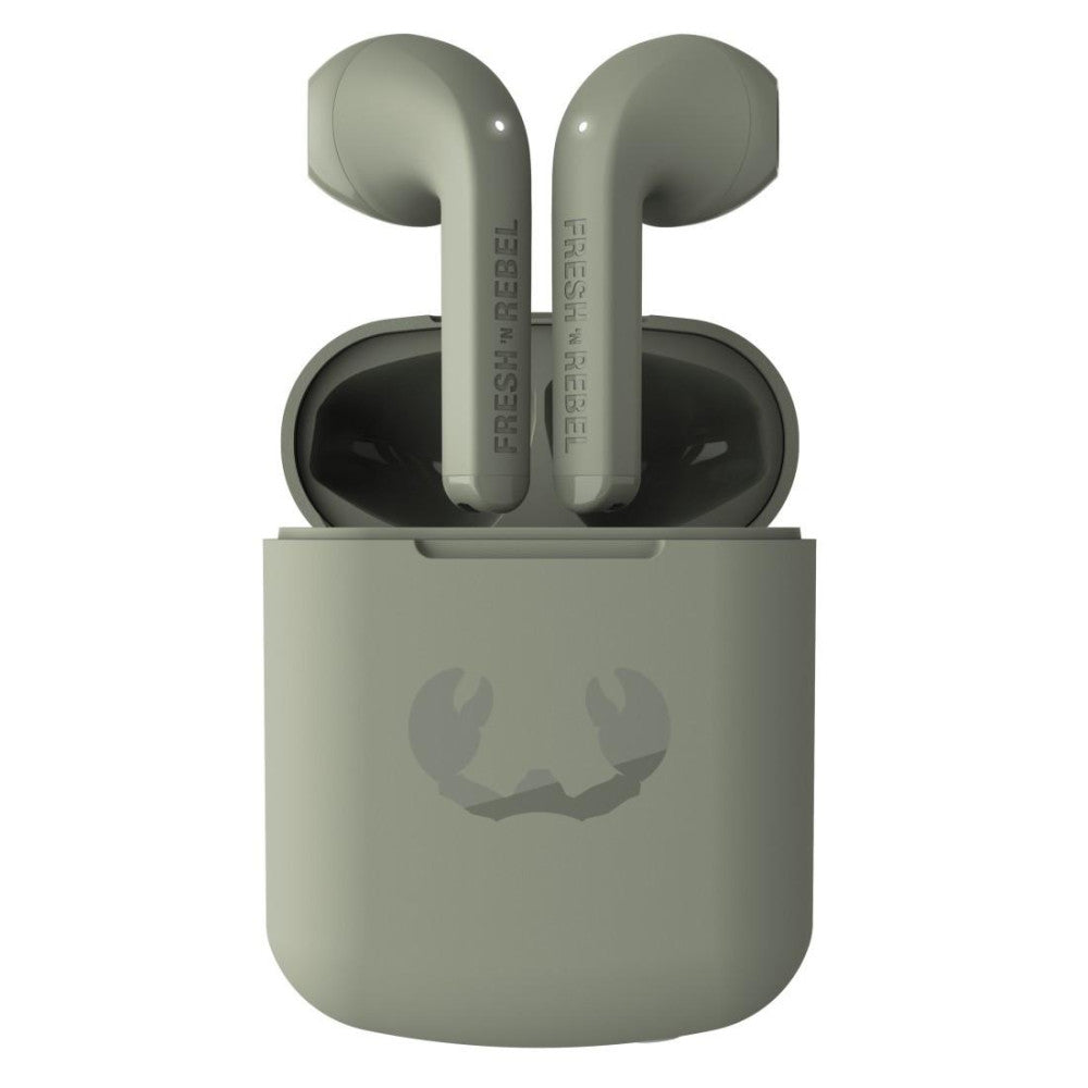 FRESH 'N REBEL TWINS 1 TWS, Dried Green In-Ear Kopfhörer (Headset-Funktion, Bluetooth, kabellos) - TRONYQ