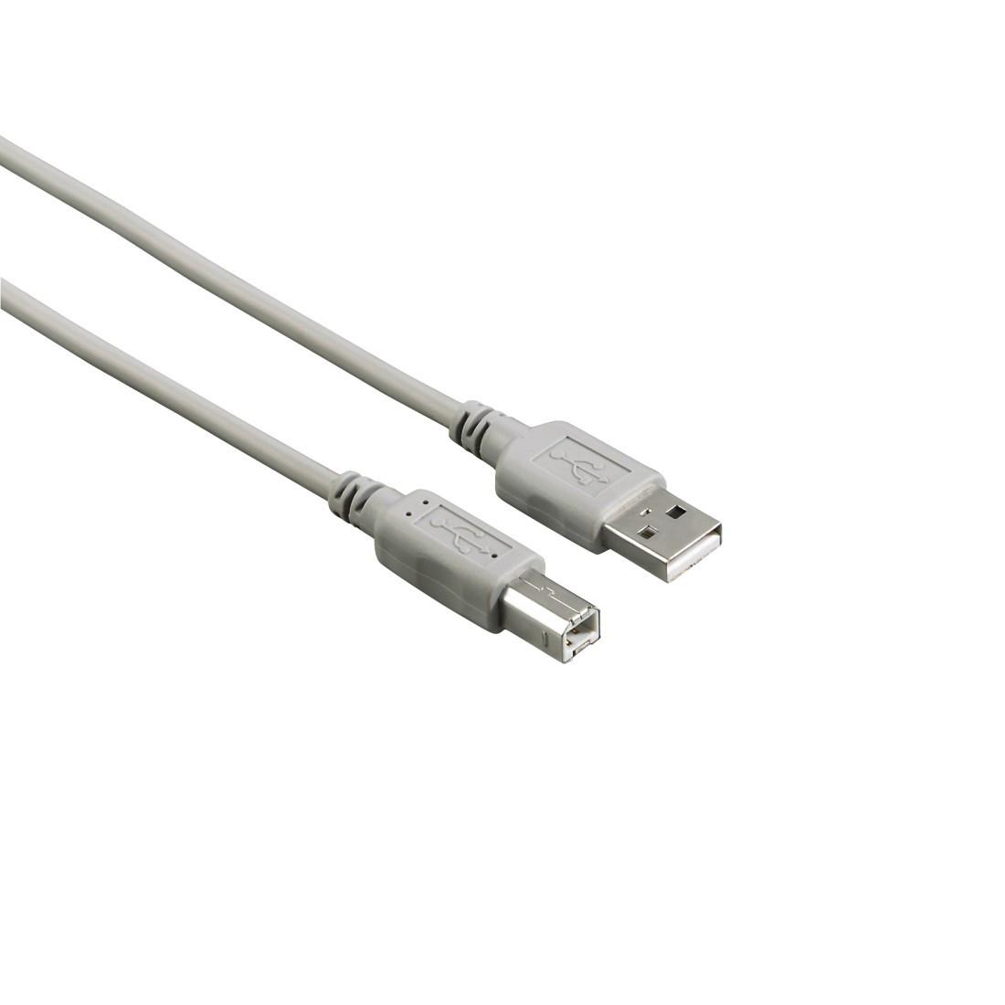 Hama 00200900 USB 2.0 A-B Kabel 1,5m