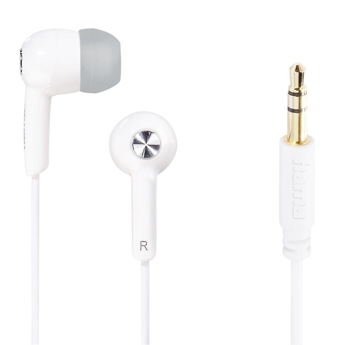 "Hama Gloss-Kopfhörer, In-Ear, Weiß, Frequenz 20-20000 - TRONYQ