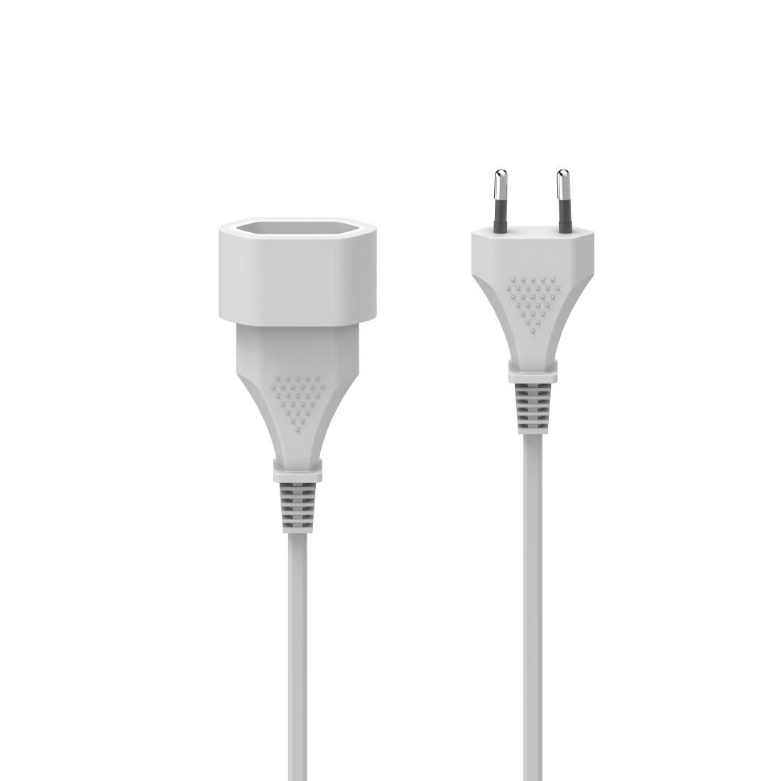 "Hama Verlängerungskabel 3m Euro Stecker - Weiß - Innen - TRONYQ