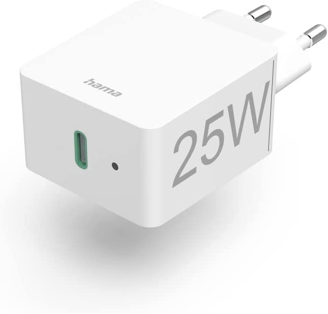 HAMA Ladegerät, Power Delivery (PD)/Qualcomm, 25 Watt, Weiß