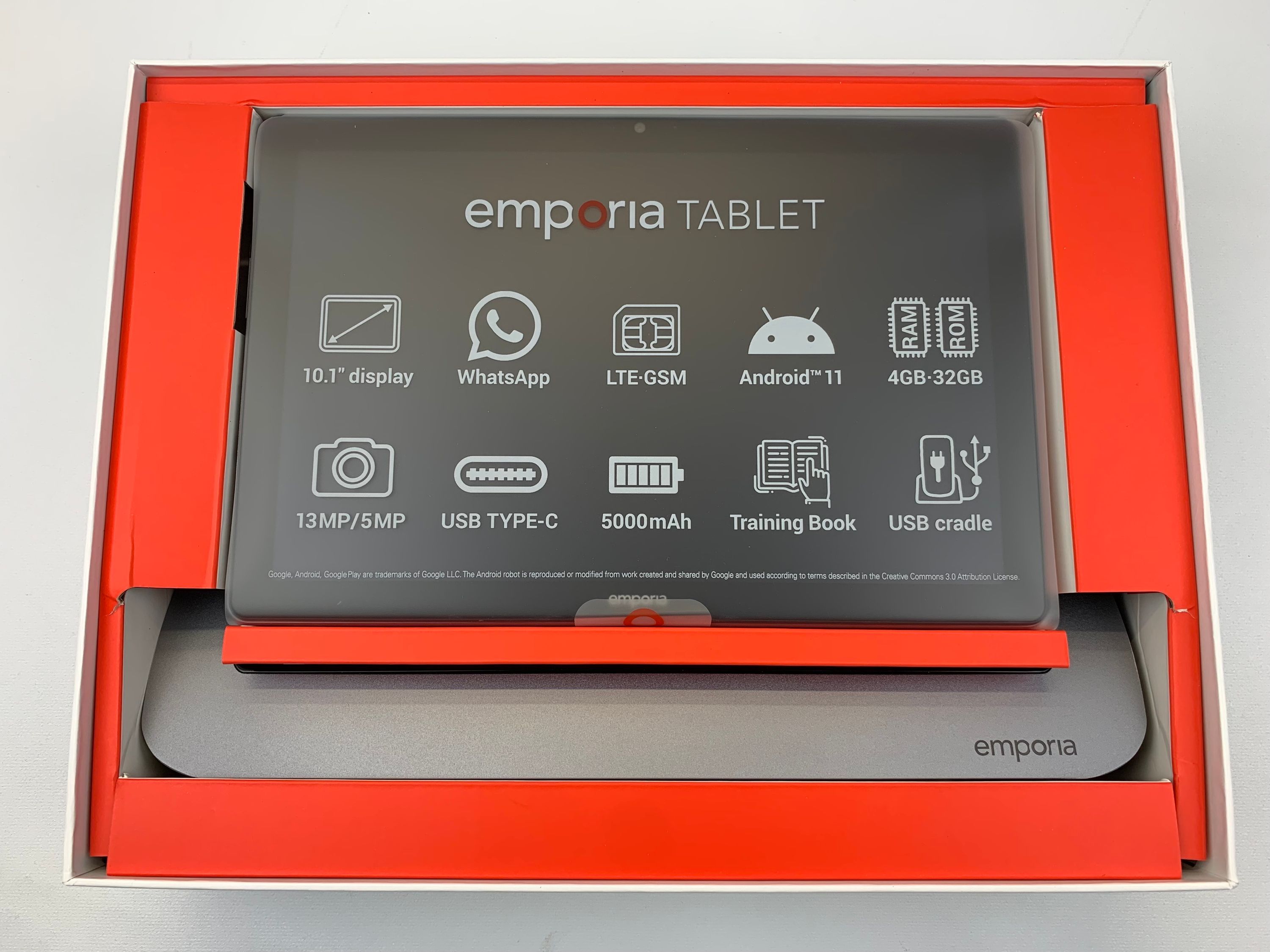 Emporia TABLET, 10,1 Zoll, 4 GB RAM, 32 GB Tablet B-Ware Versandrückläufer