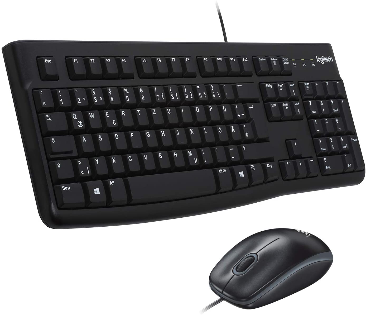 Logitech Desktop MK120 Maus & Tastatur Set (kabelgebunden)