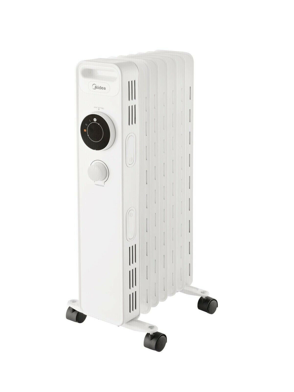 MIDEA NY1507-20M Öl-Radiator 1500W mit Thermostat, 10.