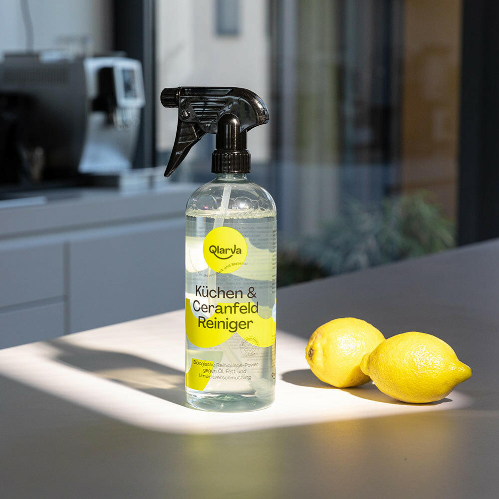 QLARVA Reinigungsbundle: Effektive Reinigung für Bad & Küche.