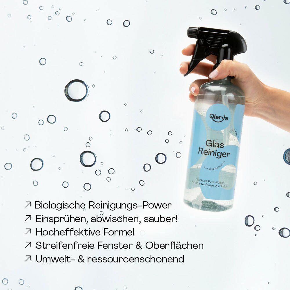 QLARVA Reinigungsbundle: Effektive Reinigung für Bad & Küche.