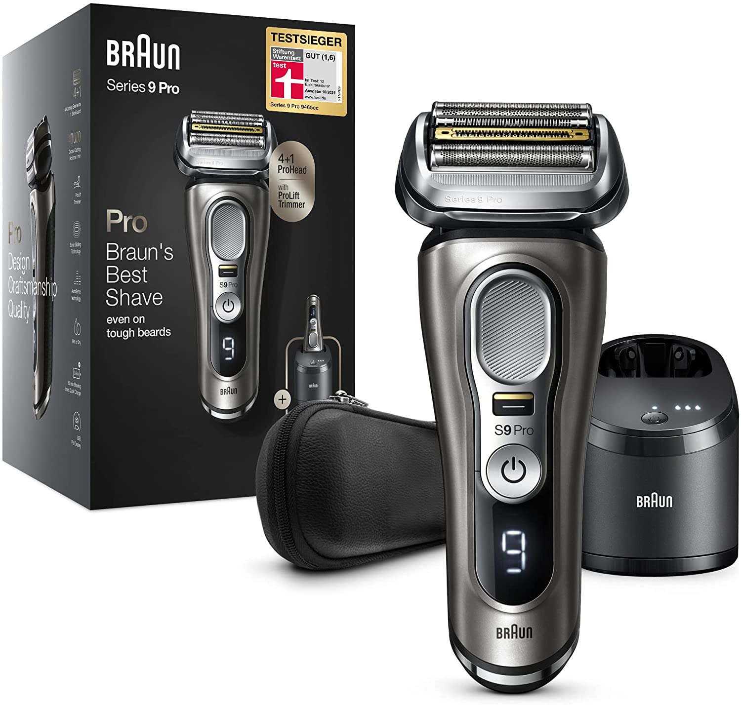 Braun Series 9 Pro Elektrorasierer & Trimmer B-Ware, gebraucht, OVP, 60 Min.