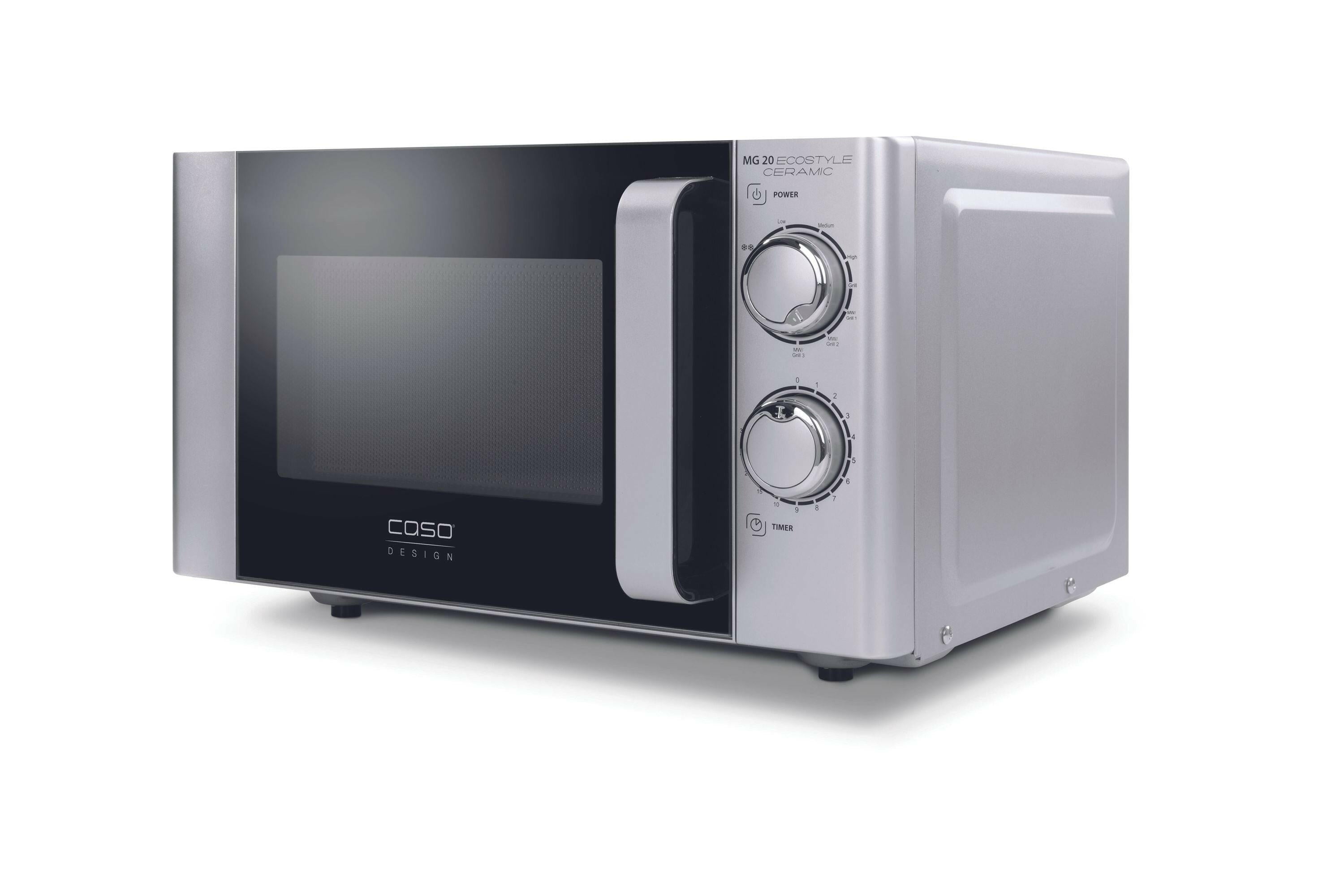 Caso MG 20 Ecostyle Ceramic Mikrowelle mit Grill, 20L