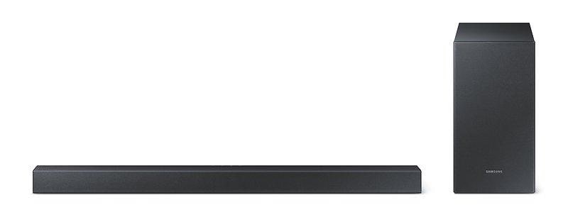 Samsung HW-T450 Soundbar mit Subwoofer (2.1-Kanal, Dolby Digital 2.0, Smart Sound, Bluetooth, TV) Aussteller