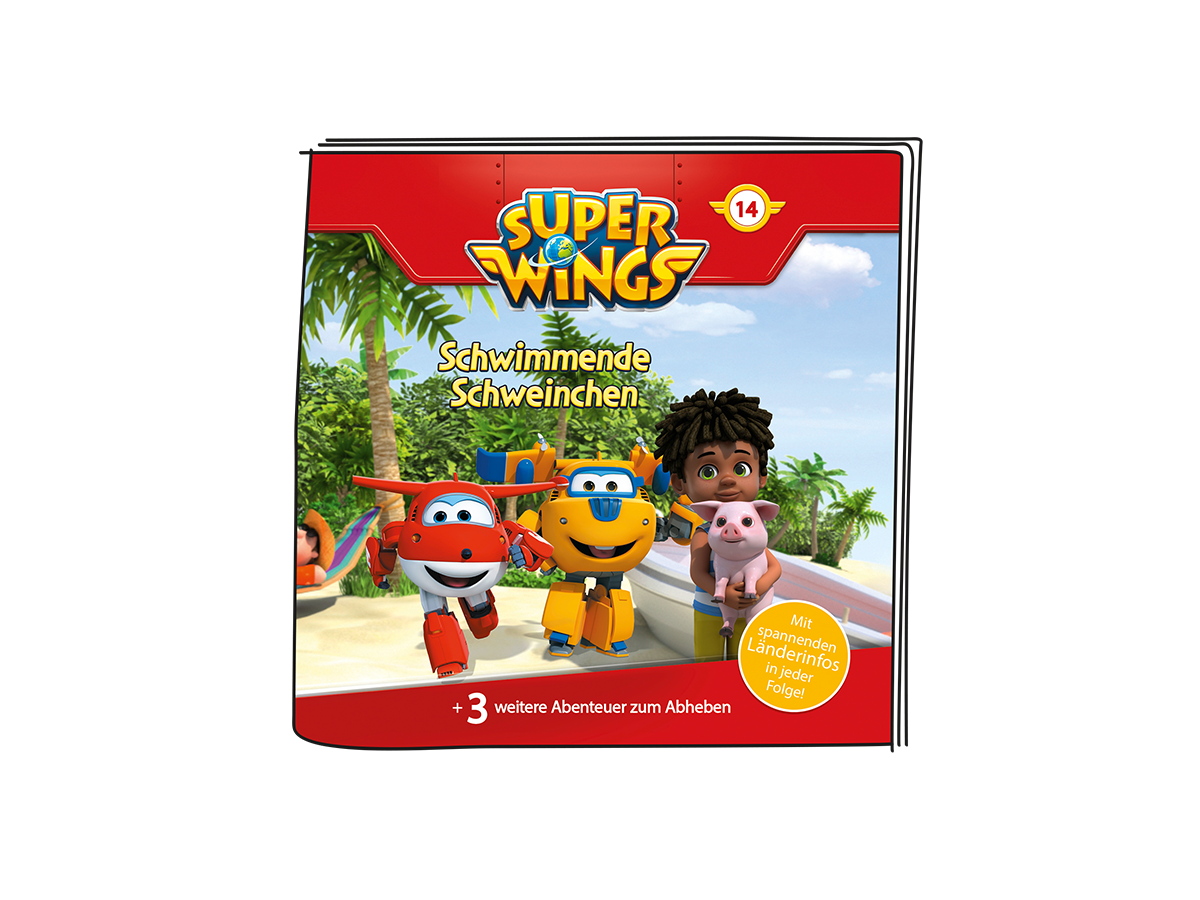 Tonies Toniebox Super Wings – Schwimmende Schweinchen.