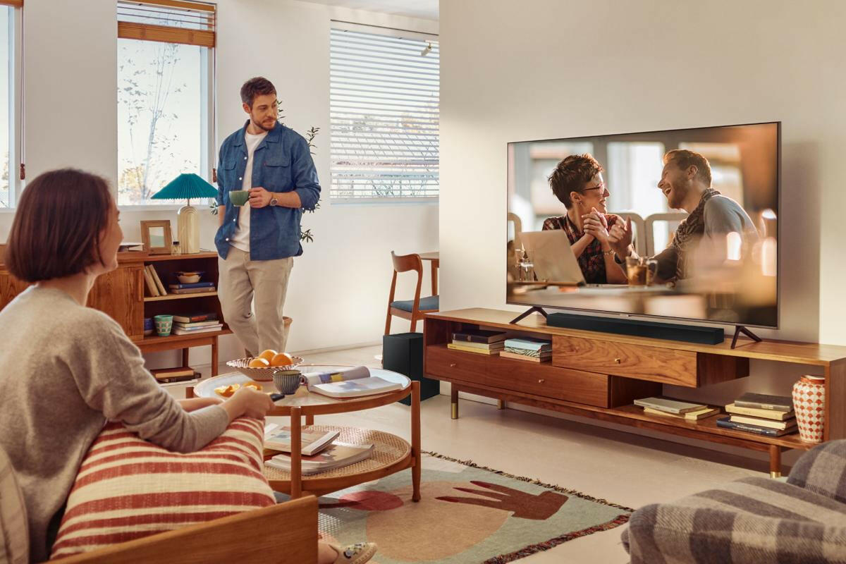 Samsung HW-A450 Soundbar 2.1 mit Subwoofer, 300W, Bluetooth.
