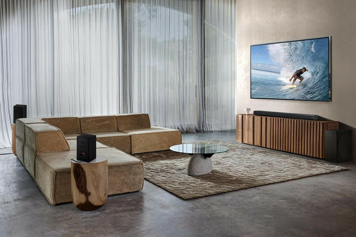 Samsung HW-Q700A/ZG Soundbar 3.1.2 mit Subwoofer, Dolby.