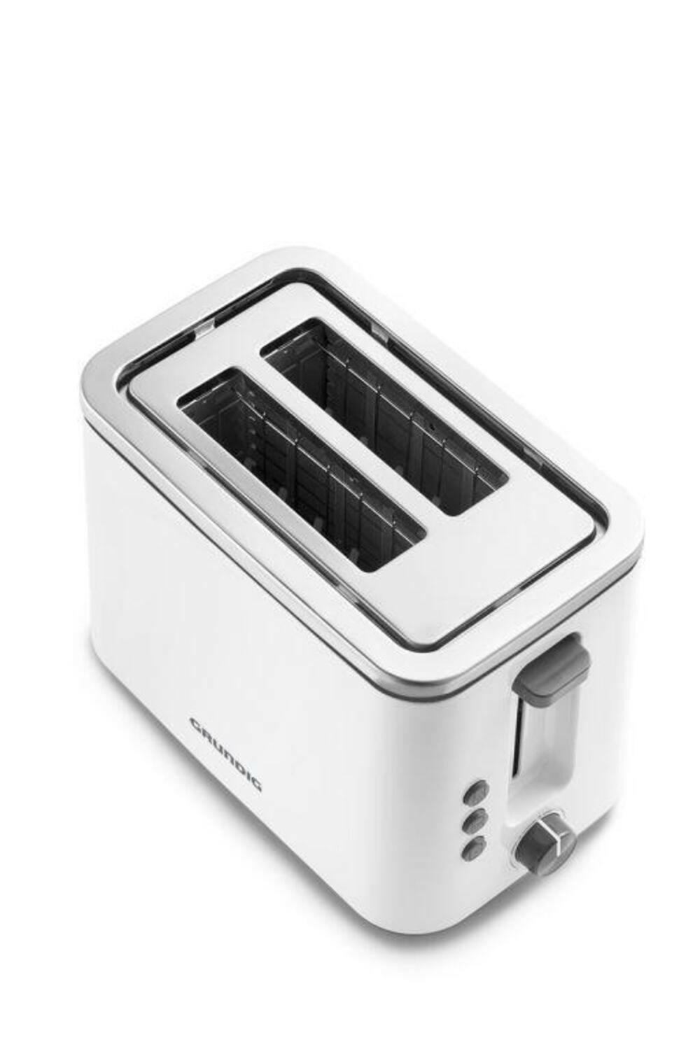 Grundig TA 5860 New Line Toaster 800W, 2-Slice Black/White.