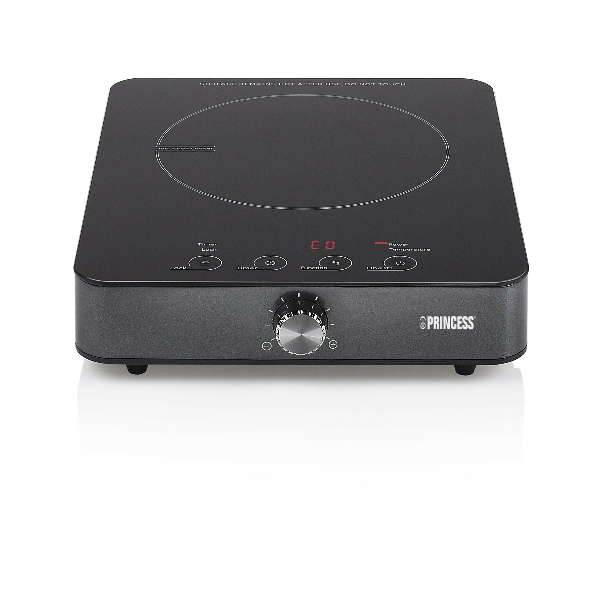 PRINCESS 303010 Kochplatte, 1800W, 60-240°C, Timer