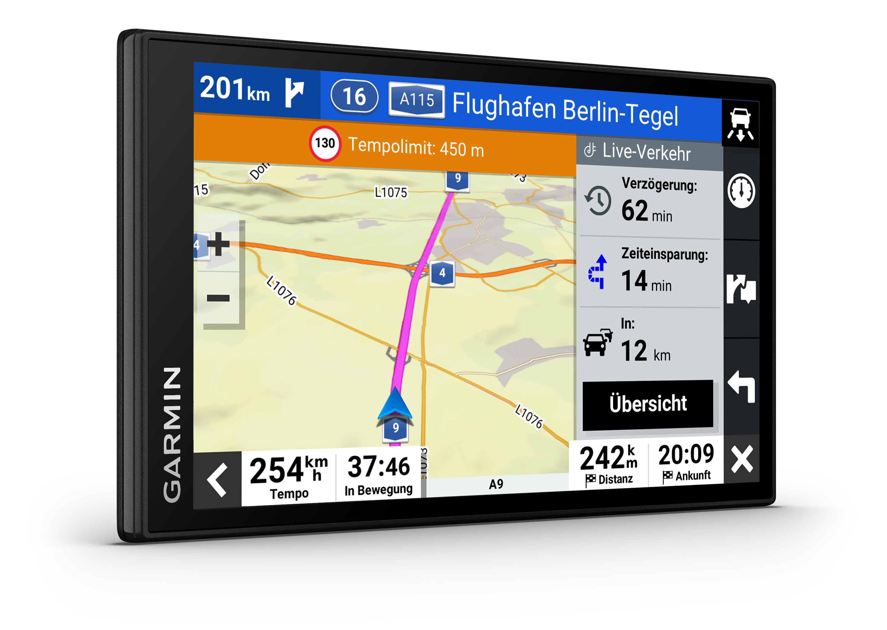 Garmin DriveSmart 66 MT-D Navigationsgerät 6 Zoll HD-Display 3D-Europakarten Umweltzonen Echtzeit Verkehrsinfos