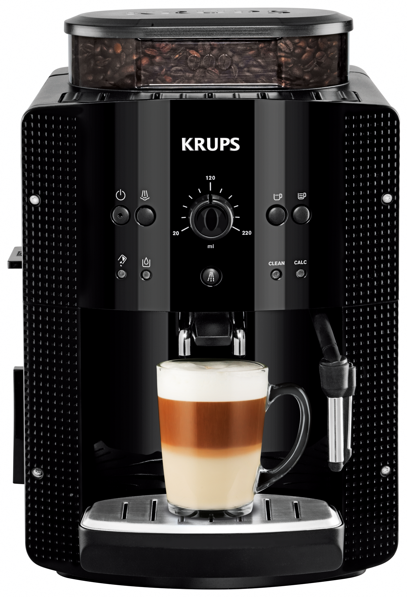 KRUPS EA8108 Kaffeevollautomat – Kompaktes Gerät mit Milchschaumdüse
