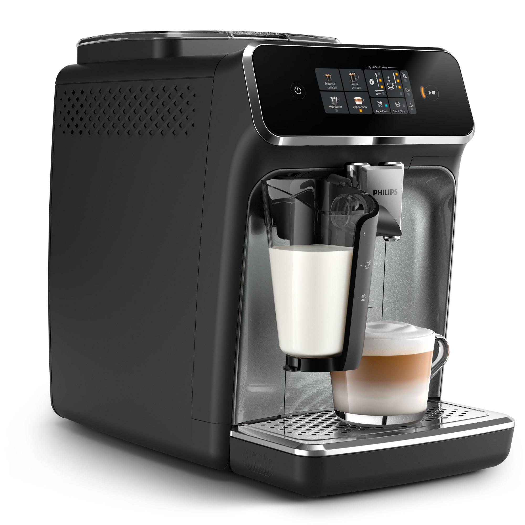 Philips Series 2300 EP2339 Kaffeevollautomat (OneTouch, LatteGo Milchsystem, Coffee+ App, Keramik Scheibenmahlwerk, AquaClean Filter) - TRONYQ