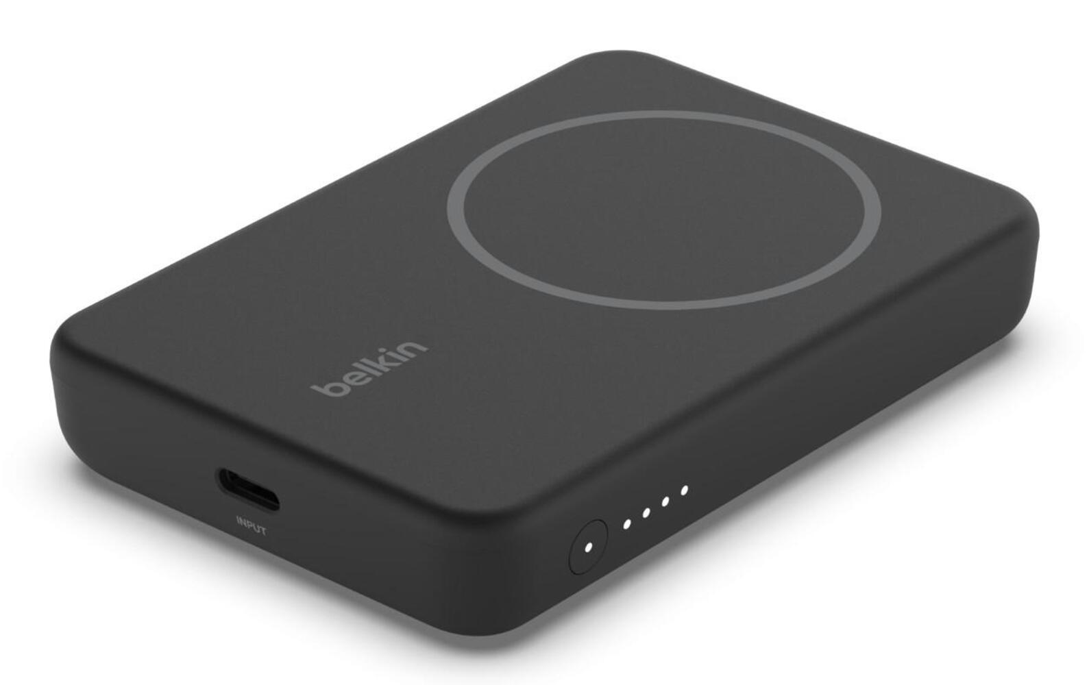Belkin Magnetische 5000mAh Powerbank mit Ständer – Schwarz