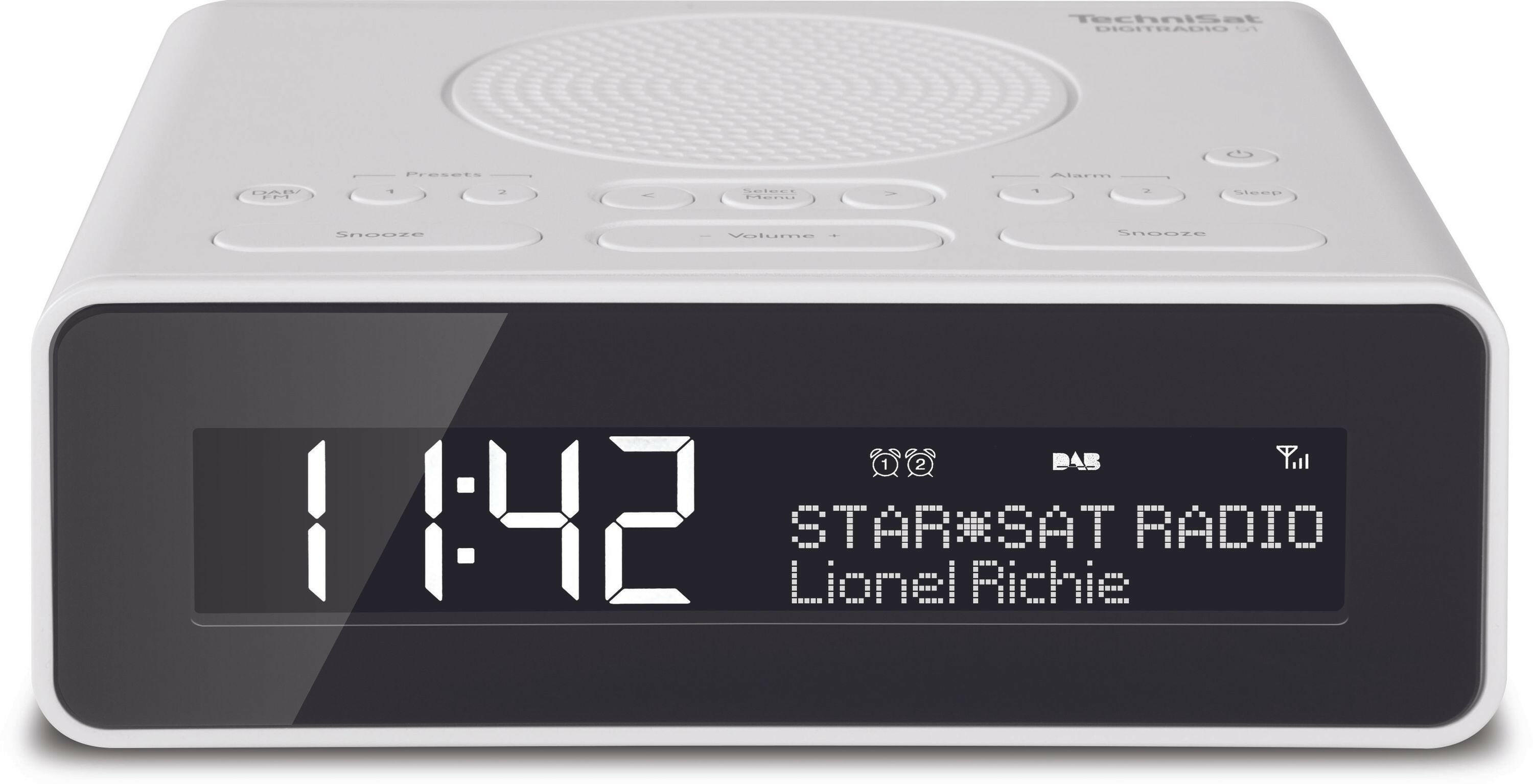 Technisat DIGITRADIO 51 DAB+-Radiowecker mit Snooze-Funktion.