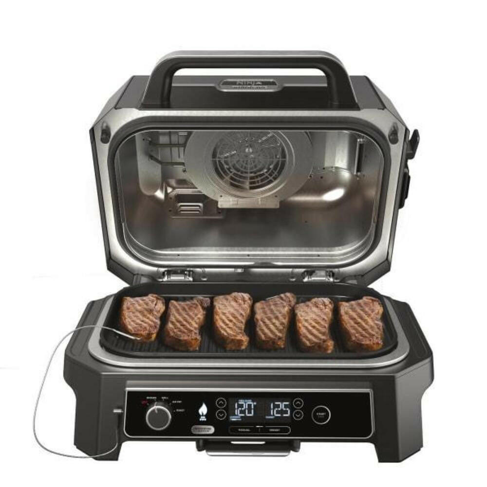 Ninja Woodfire Pro XL Elektrogrill & Smoker OG850EU, 4-in-1.