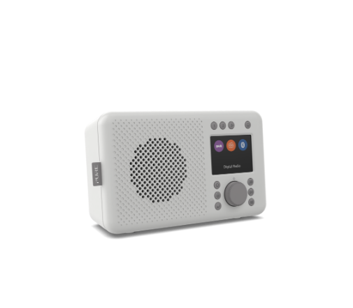 Pure DAB+ Stone Grau tragbares Radio mit Bluetooth 5.0.