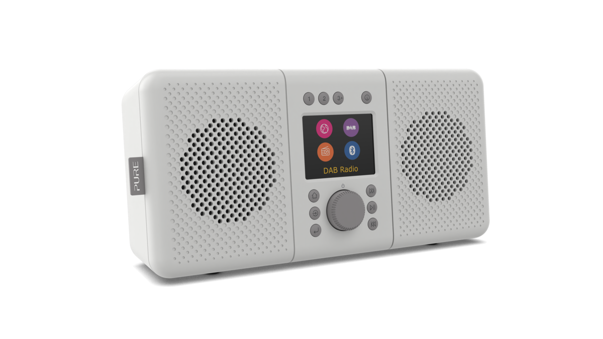 Pure Elan Connect+ Internetradio DAB+ Bluetooth Grau.