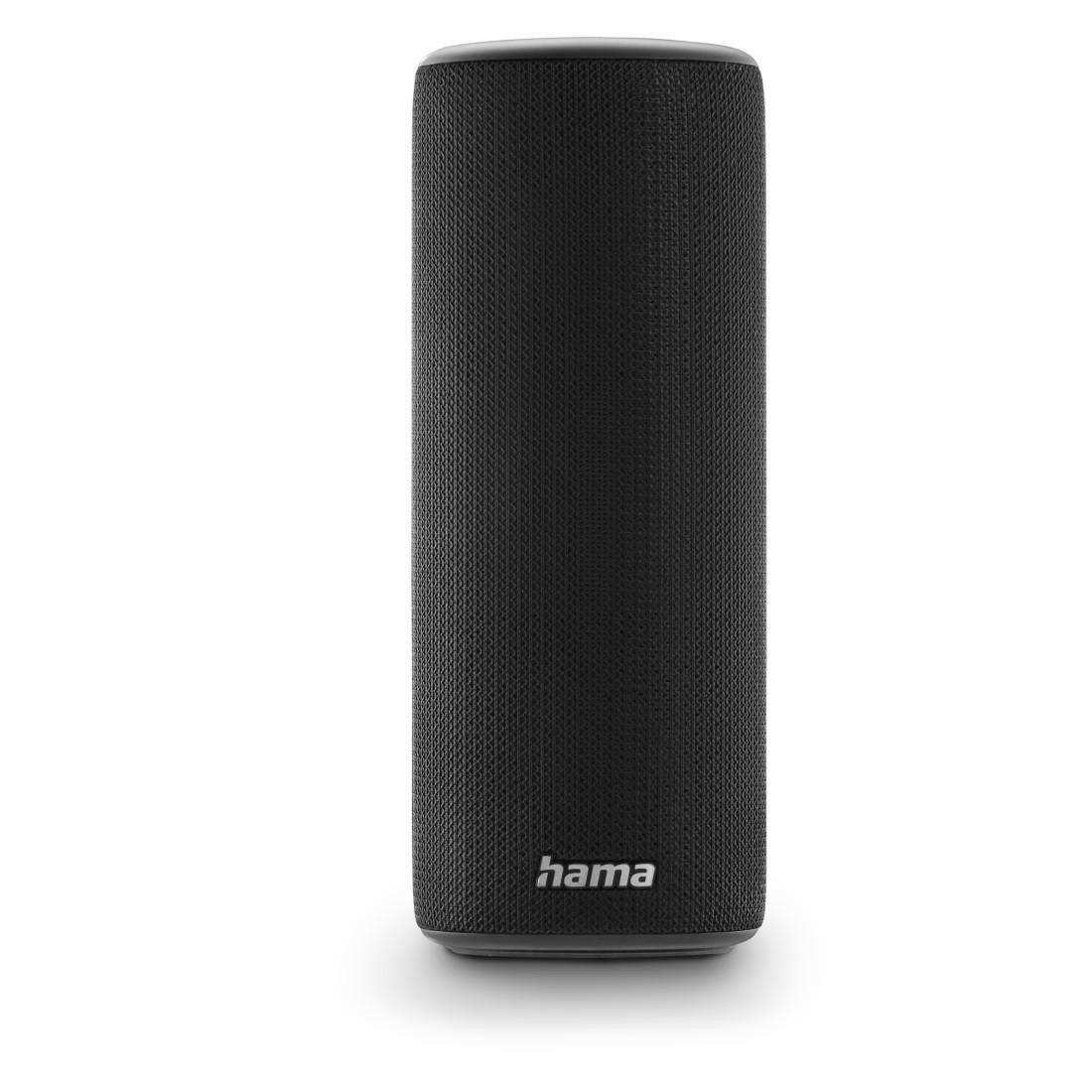 Hama Pipe 3.0 Bluetooth-Lautsprecher IPX5, 24W, TWS, Schwarz.