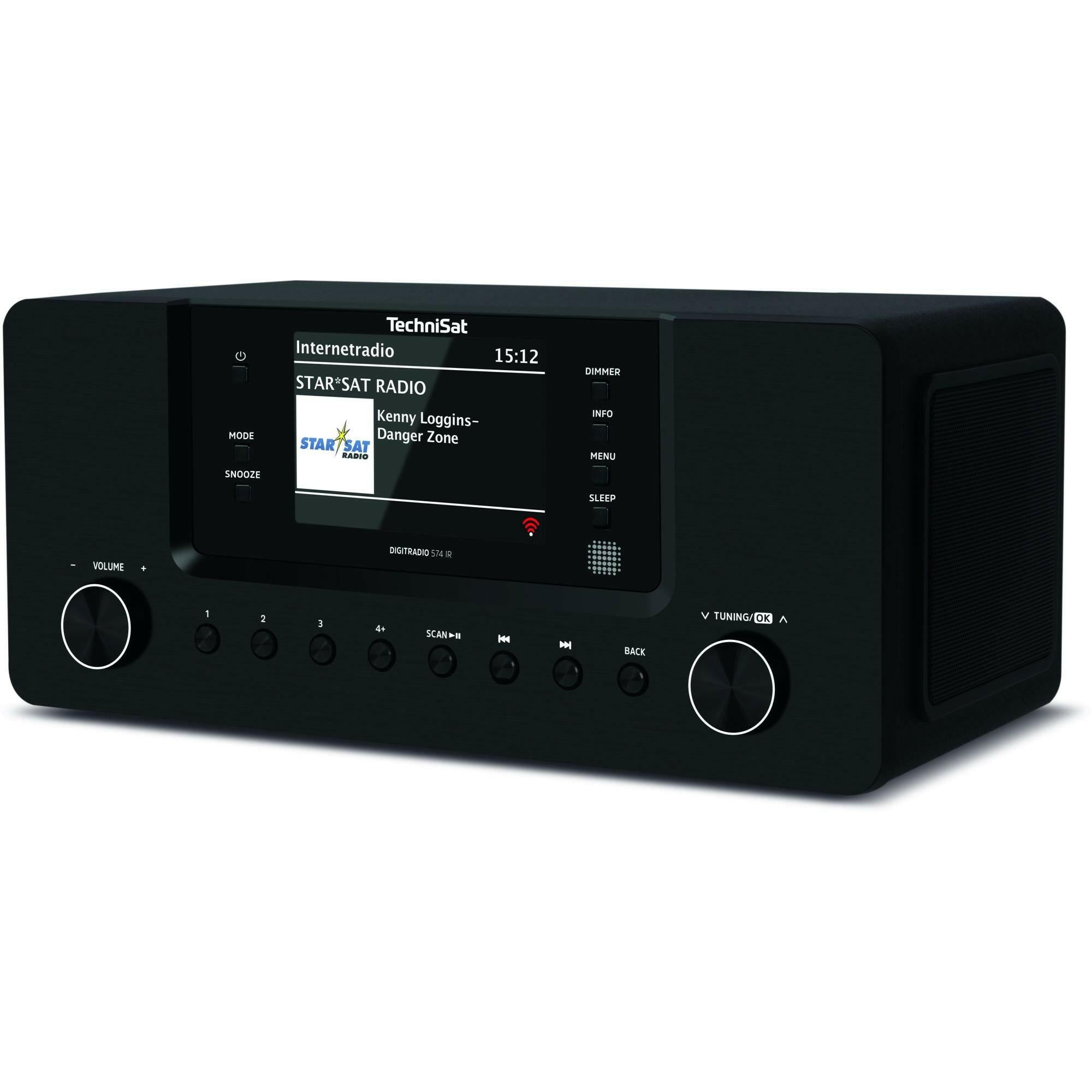 TechniSat DigitRadio 574 Schwarz DAB+ Radio mit Bluetooth.