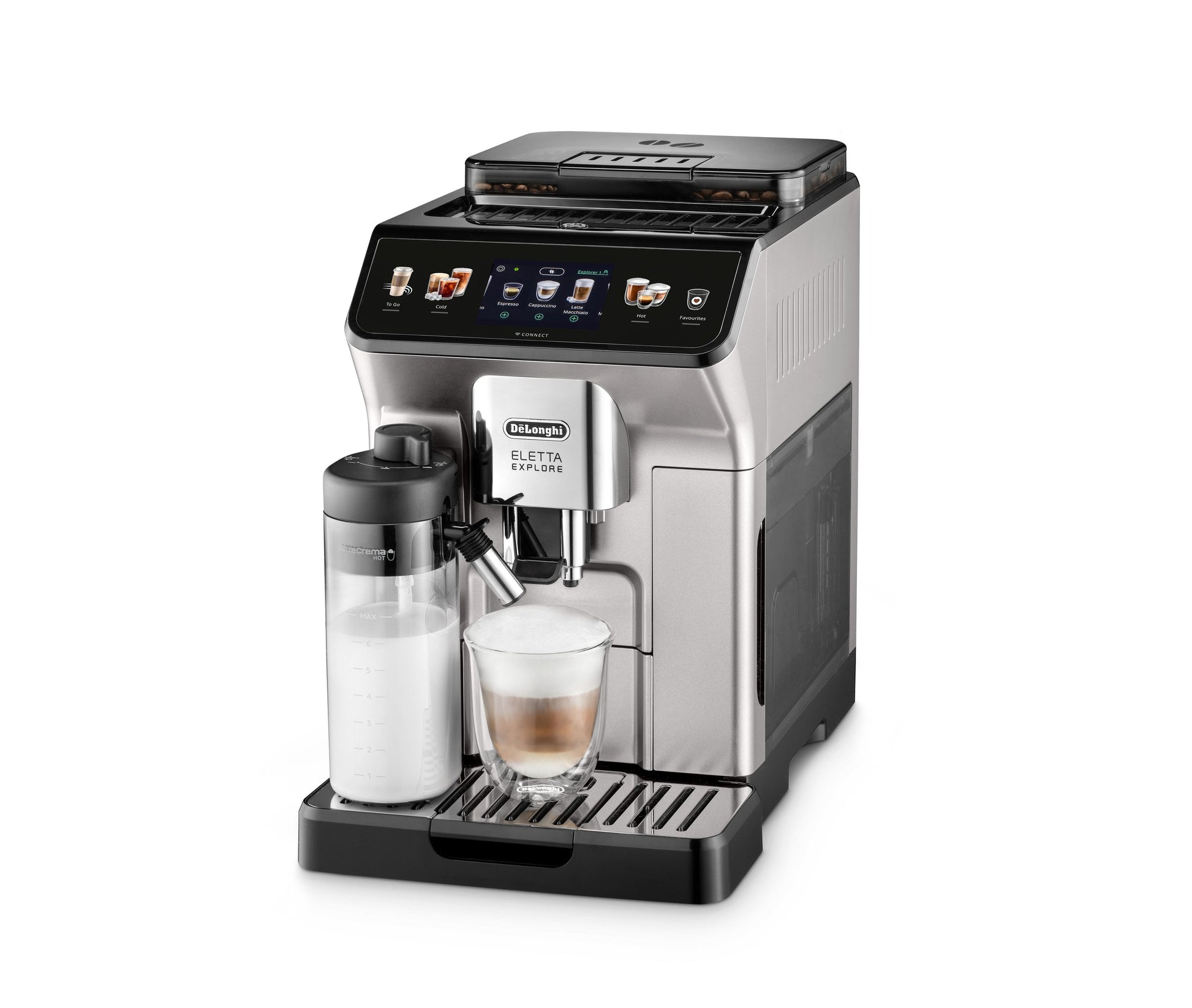 Eletta Explore Cold Brew ECAM450.65.S silber Kaffeevollautomat - TRONYQ