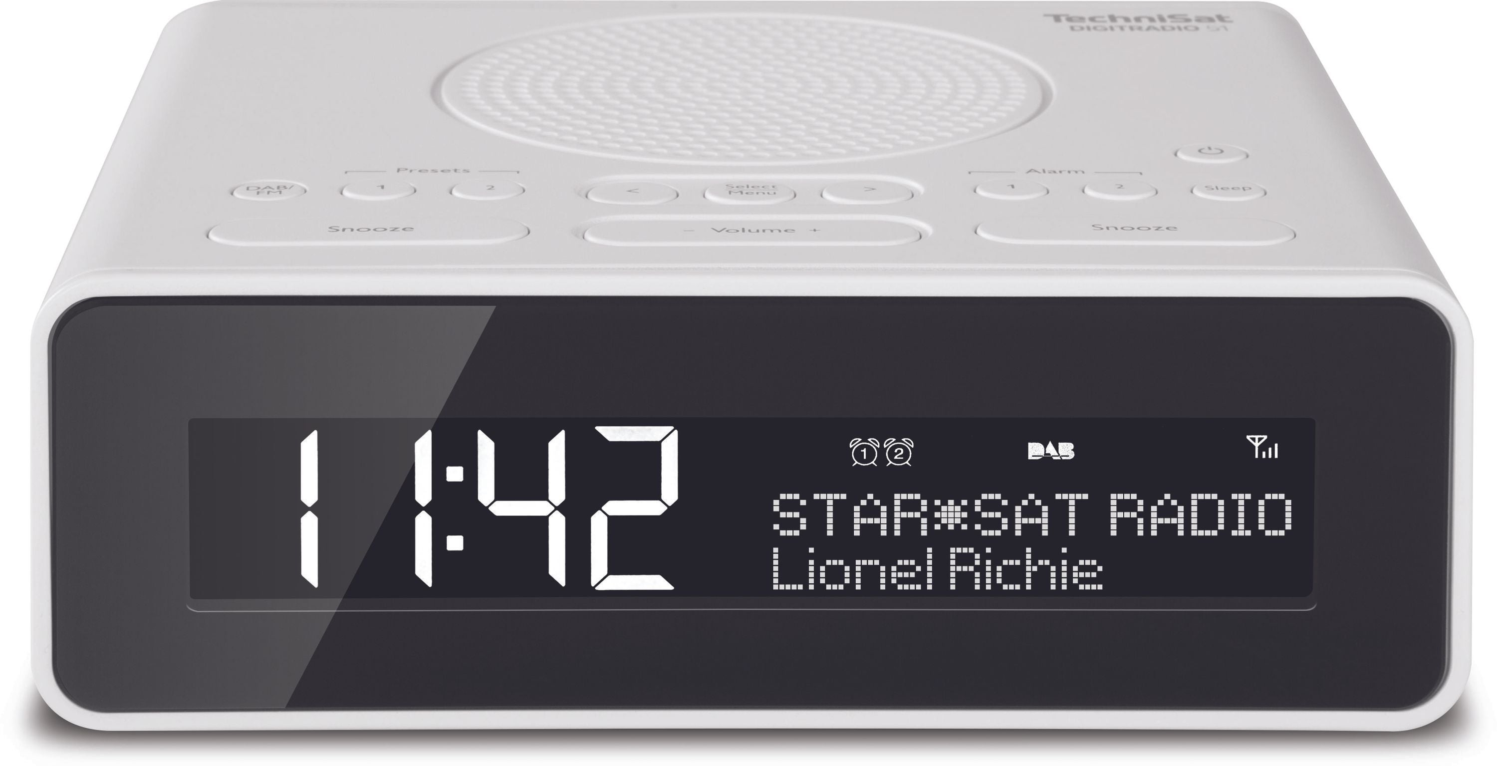 TechniSat DIGITRADIO 51 DAB+-Radiowecker (Snooze, Sleep Timer, Kopfhöreranschluss) B-Ware schwarz