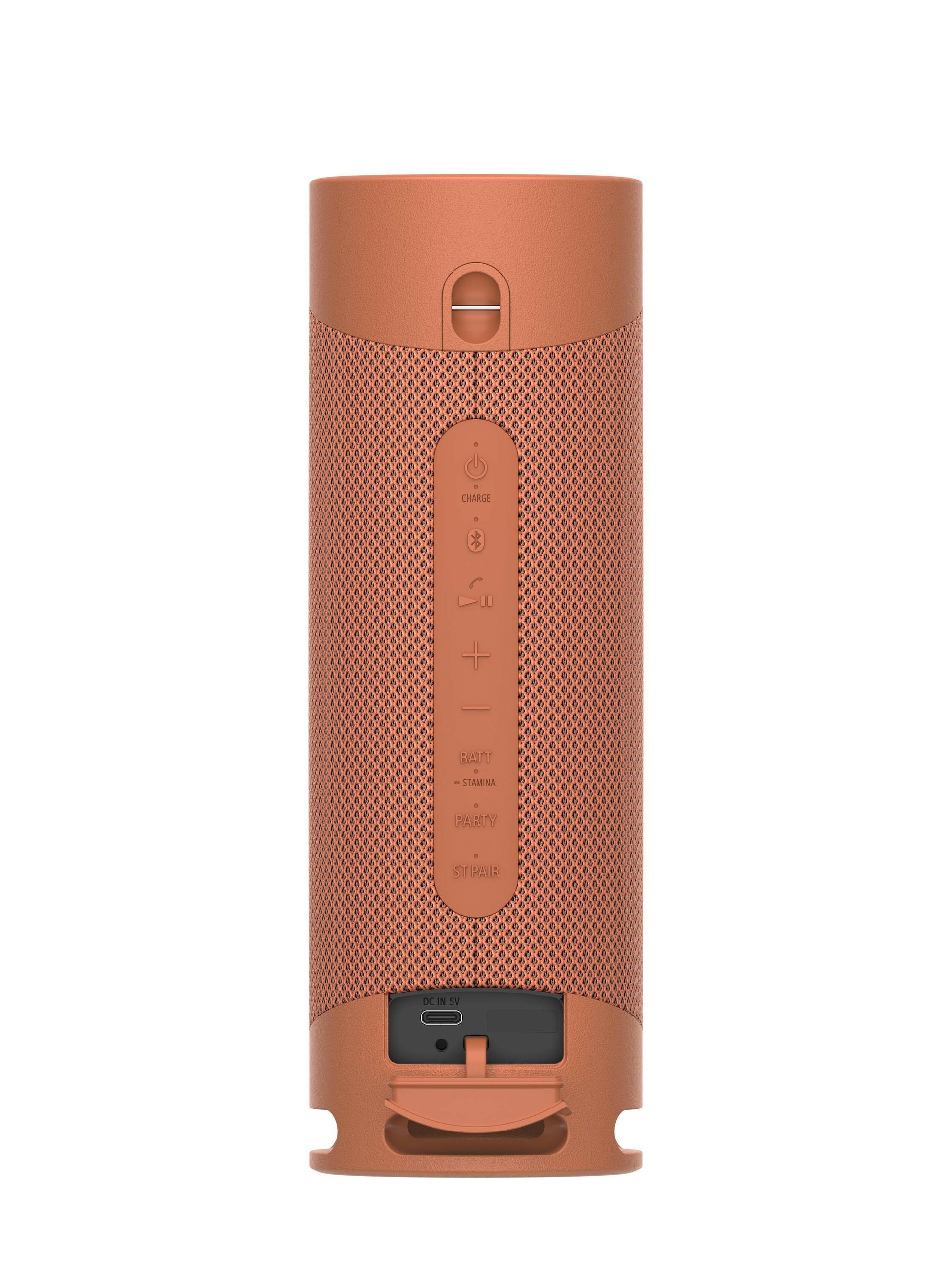 Sony SRS-XB23 Bluetooth Lautsprecher, rot, 12h Akku, IP67.