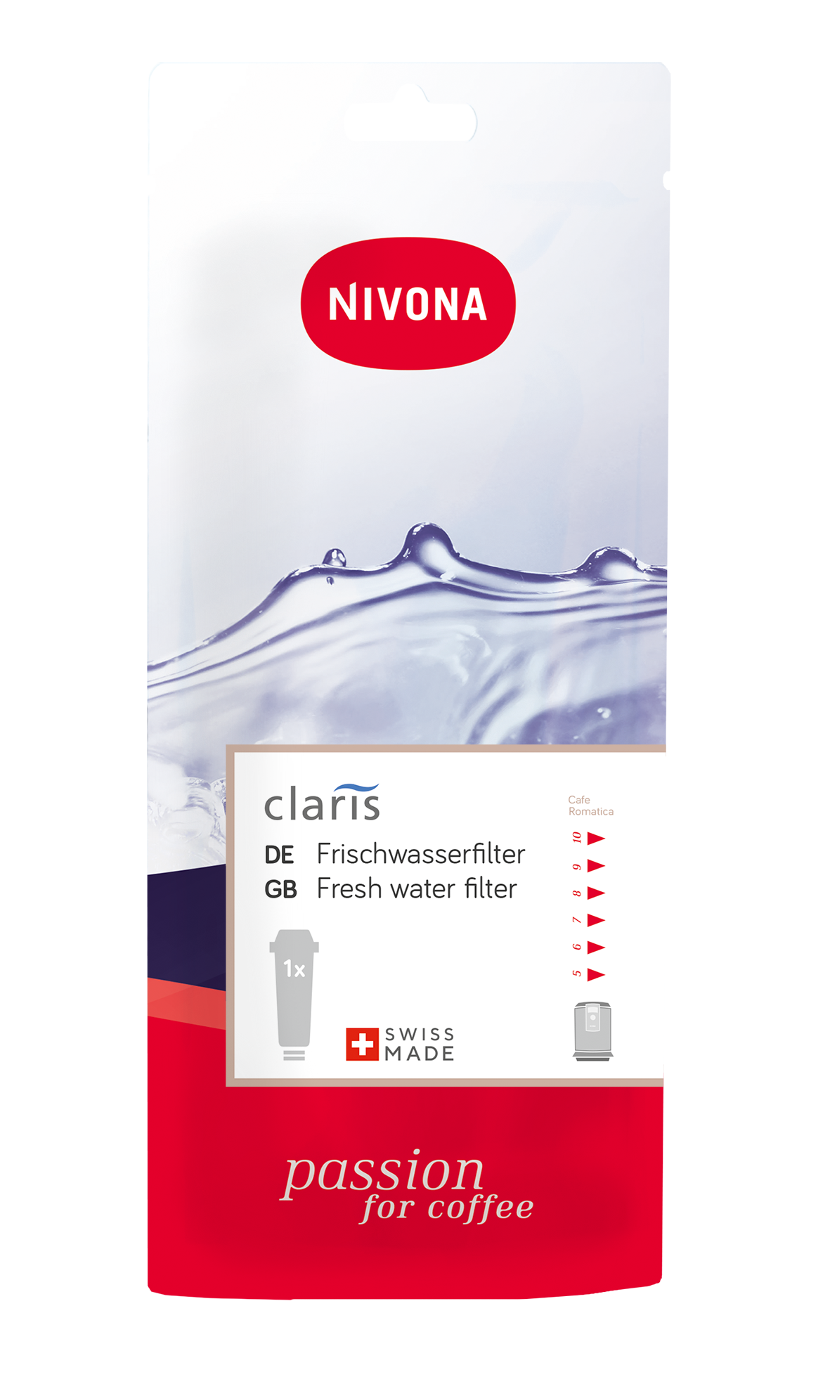 NIVONA CLARIS Frischwasserfilter NIRF 700 (Filterpatrone, für NIVONA Vollautomaten)