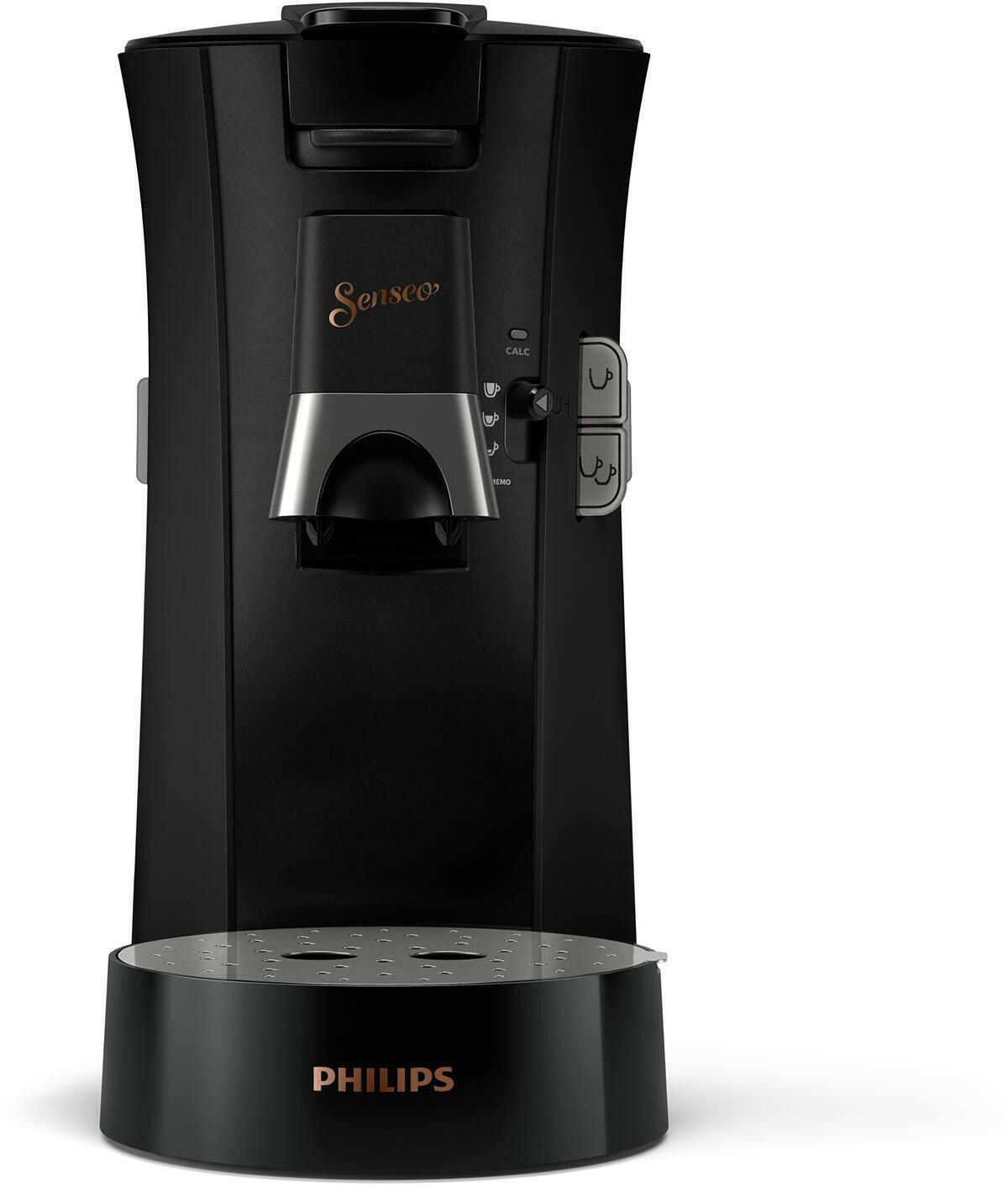 PHILIPS Senseo Select CSA240/60 Kaffeepadmaschine schwarz.