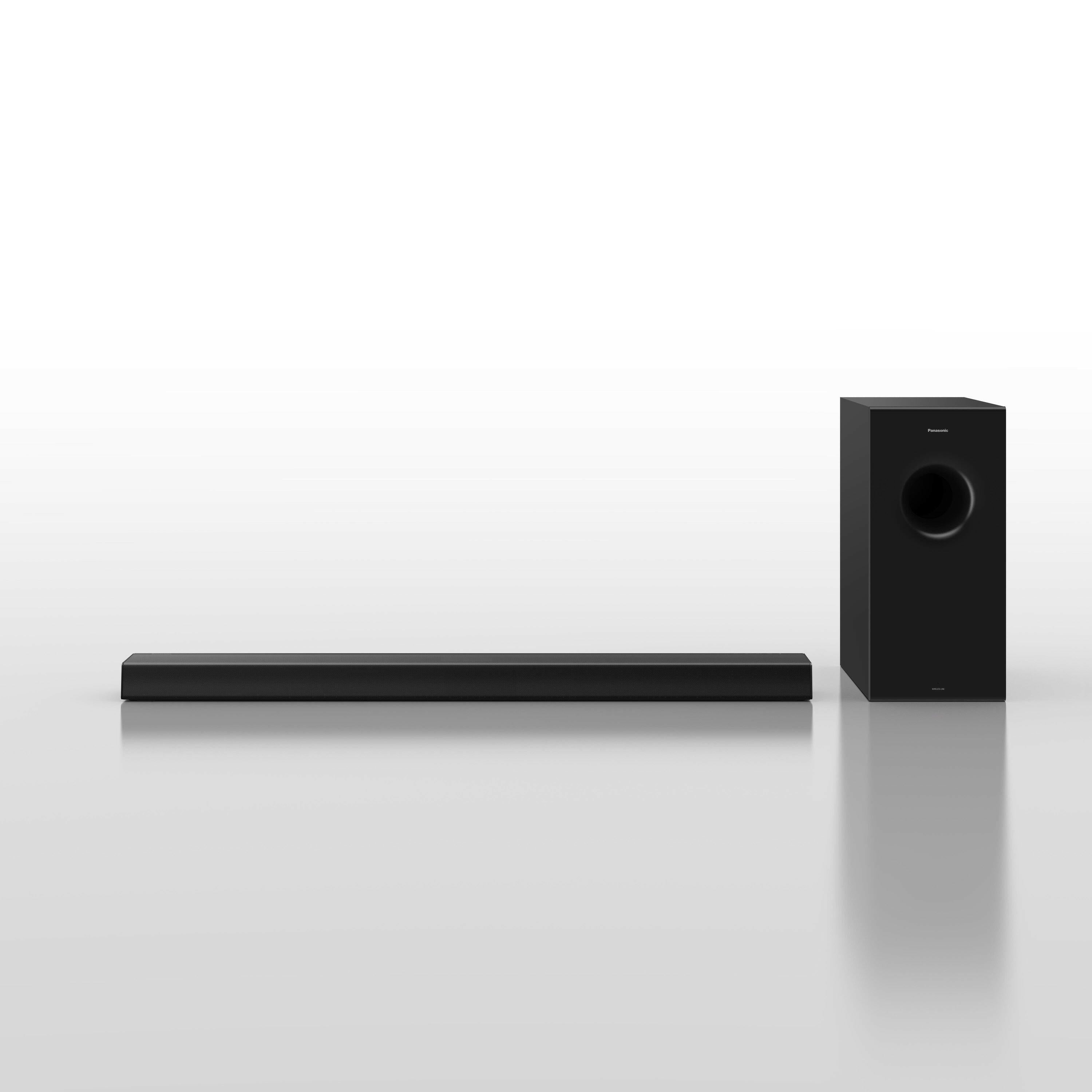 Panasonic SC-HTB600 2.1 Soundbar mit kabellosem Subwoofer.